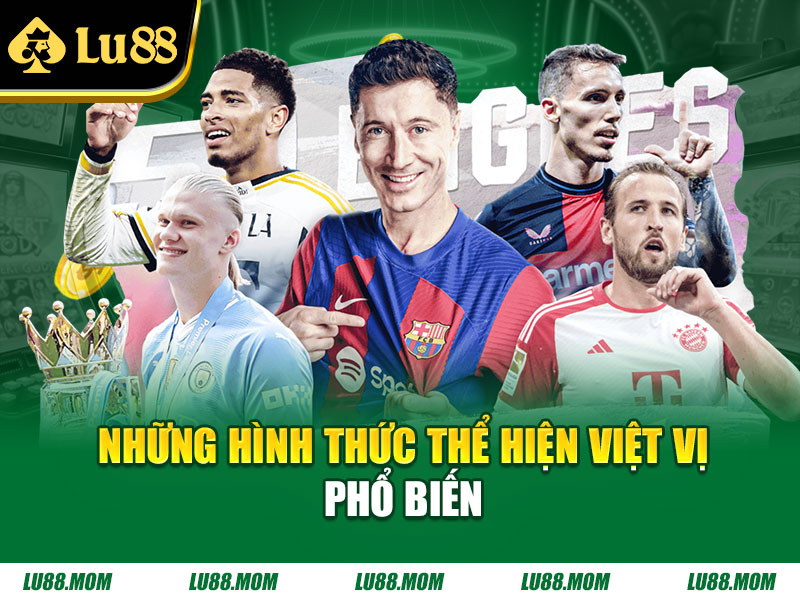 Những hình thức thể hiện việt vị phổ biến